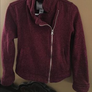 Child’s burgundy jacket
